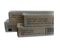 Комплект тонерів Xerox WC 7425 7428 7435 CMYK (006R01399-006R01401)